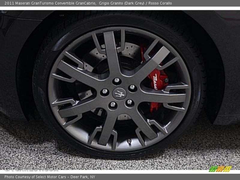 Grigio Granito (Dark Grey) / Rosso Corallo 2011 Maserati GranTurismo Convertible GranCabrio