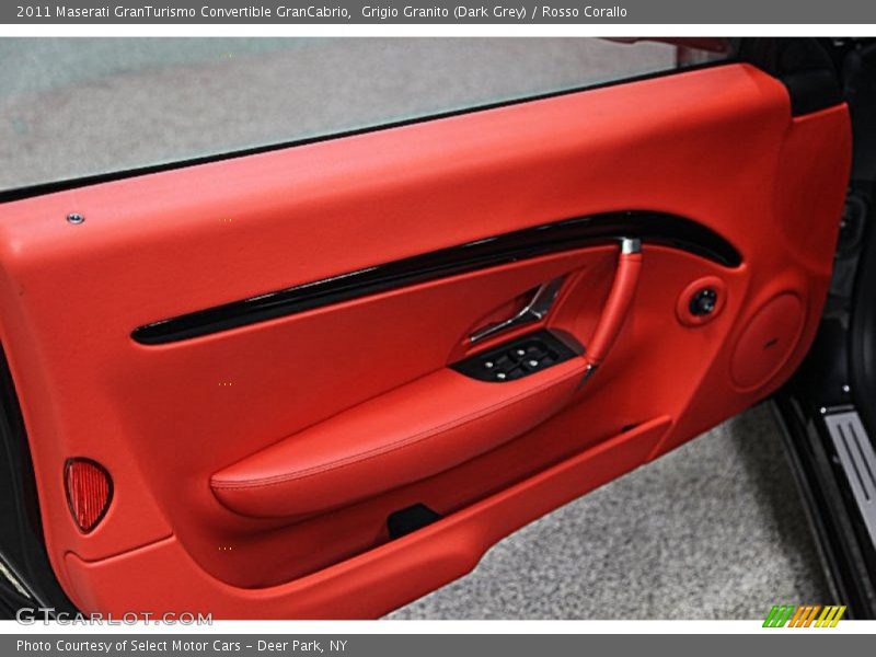 Grigio Granito (Dark Grey) / Rosso Corallo 2011 Maserati GranTurismo Convertible GranCabrio