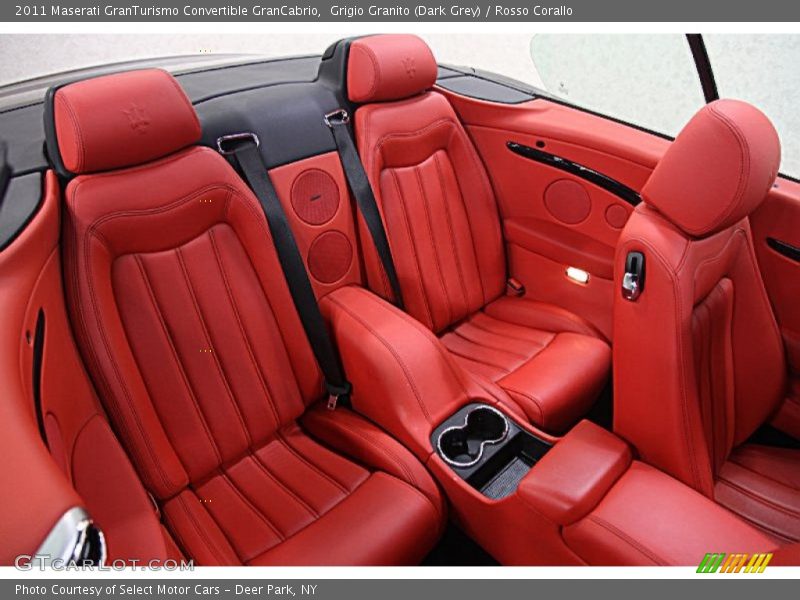 Grigio Granito (Dark Grey) / Rosso Corallo 2011 Maserati GranTurismo Convertible GranCabrio