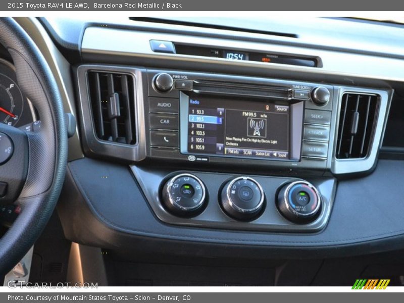 Barcelona Red Metallic / Black 2015 Toyota RAV4 LE AWD