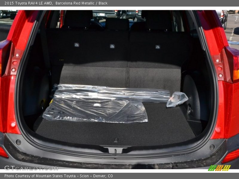 Barcelona Red Metallic / Black 2015 Toyota RAV4 LE AWD