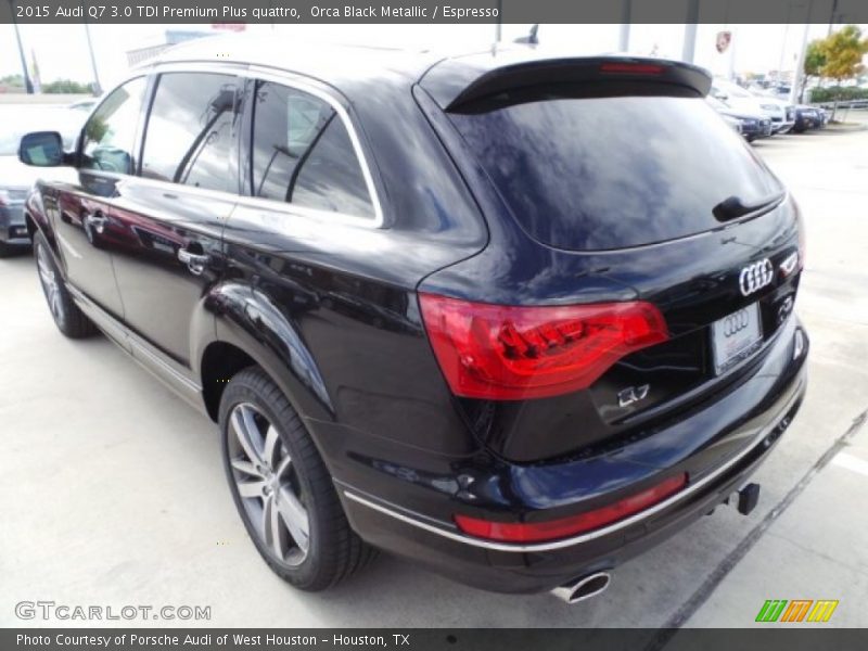 Orca Black Metallic / Espresso 2015 Audi Q7 3.0 TDI Premium Plus quattro