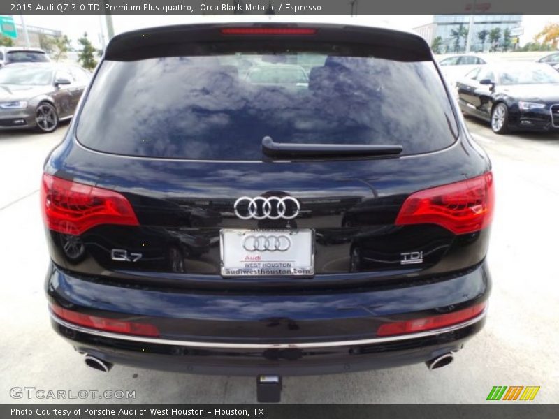 Orca Black Metallic / Espresso 2015 Audi Q7 3.0 TDI Premium Plus quattro