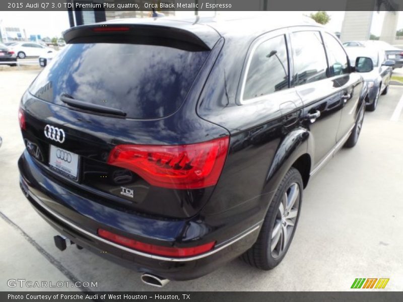 Orca Black Metallic / Espresso 2015 Audi Q7 3.0 TDI Premium Plus quattro