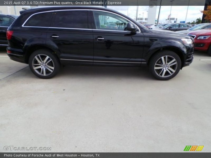 Orca Black Metallic / Espresso 2015 Audi Q7 3.0 TDI Premium Plus quattro