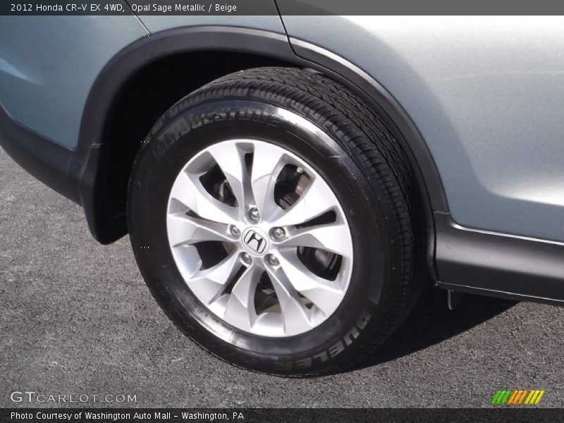 Opal Sage Metallic / Beige 2012 Honda CR-V EX 4WD