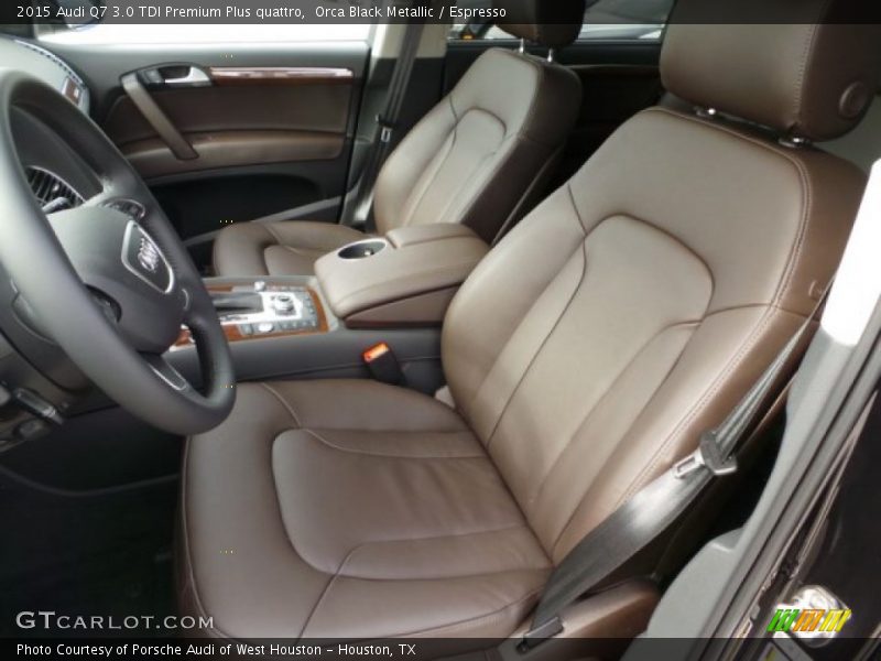 Front Seat of 2015 Q7 3.0 TDI Premium Plus quattro