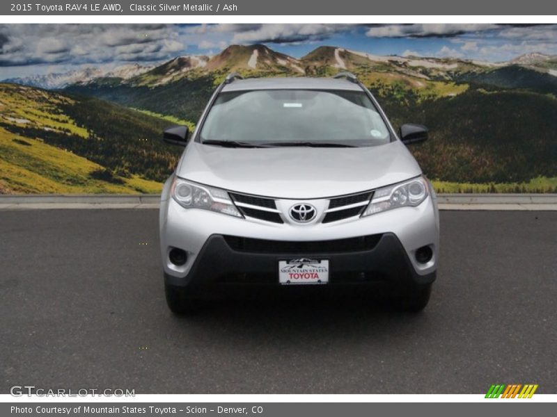 Classic Silver Metallic / Ash 2015 Toyota RAV4 LE AWD