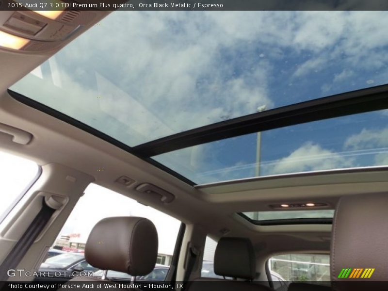 Sunroof of 2015 Q7 3.0 TDI Premium Plus quattro