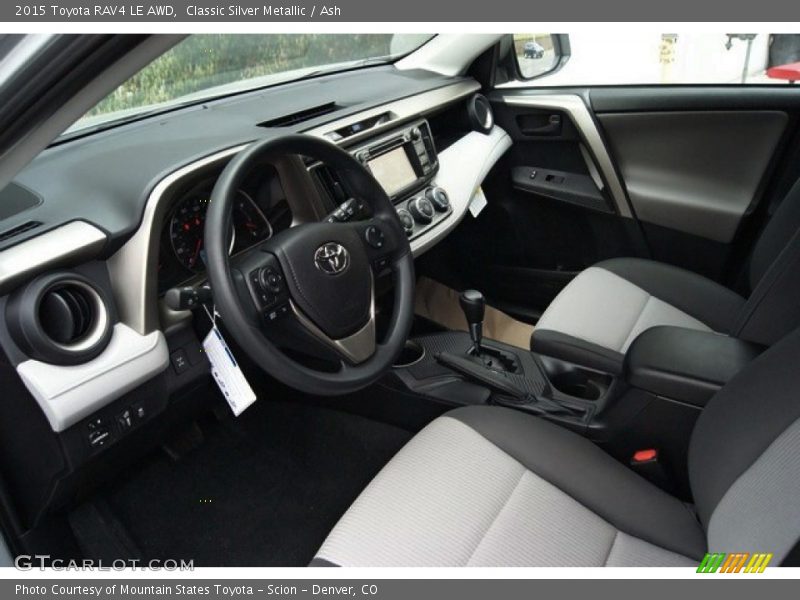 Classic Silver Metallic / Ash 2015 Toyota RAV4 LE AWD