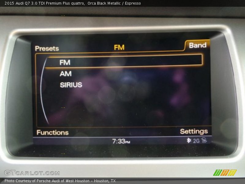 Orca Black Metallic / Espresso 2015 Audi Q7 3.0 TDI Premium Plus quattro