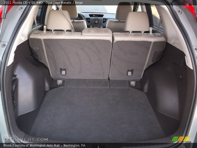 Opal Sage Metallic / Beige 2012 Honda CR-V EX 4WD