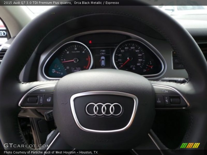 Orca Black Metallic / Espresso 2015 Audi Q7 3.0 TDI Premium Plus quattro