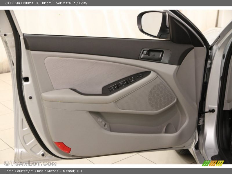 Bright Silver Metallic / Gray 2013 Kia Optima LX