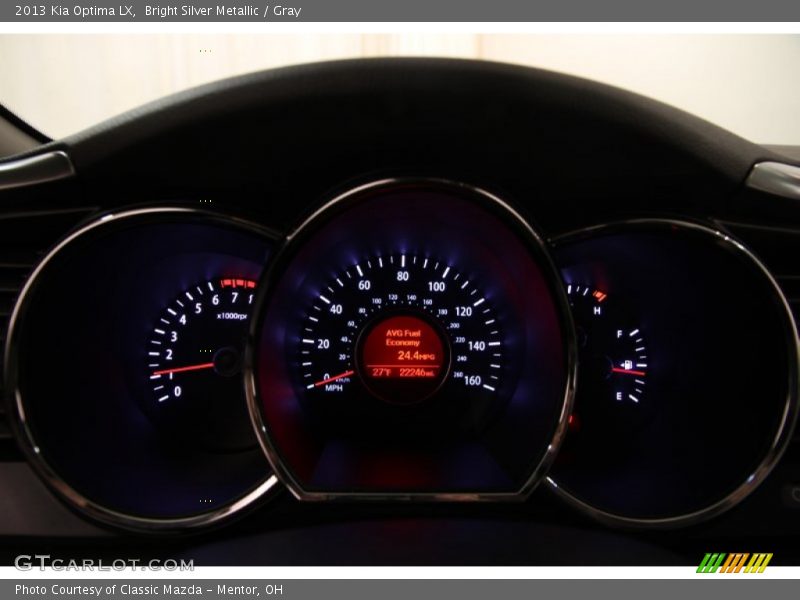 Bright Silver Metallic / Gray 2013 Kia Optima LX
