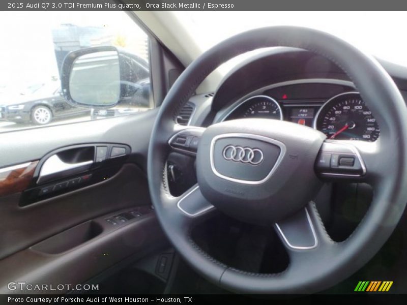 Orca Black Metallic / Espresso 2015 Audi Q7 3.0 TDI Premium Plus quattro