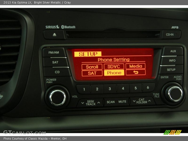 Bright Silver Metallic / Gray 2013 Kia Optima LX