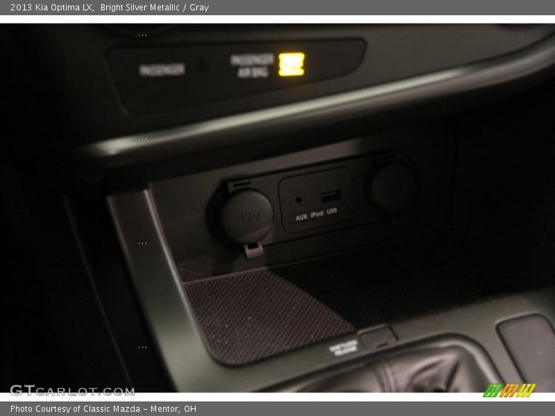 Bright Silver Metallic / Gray 2013 Kia Optima LX