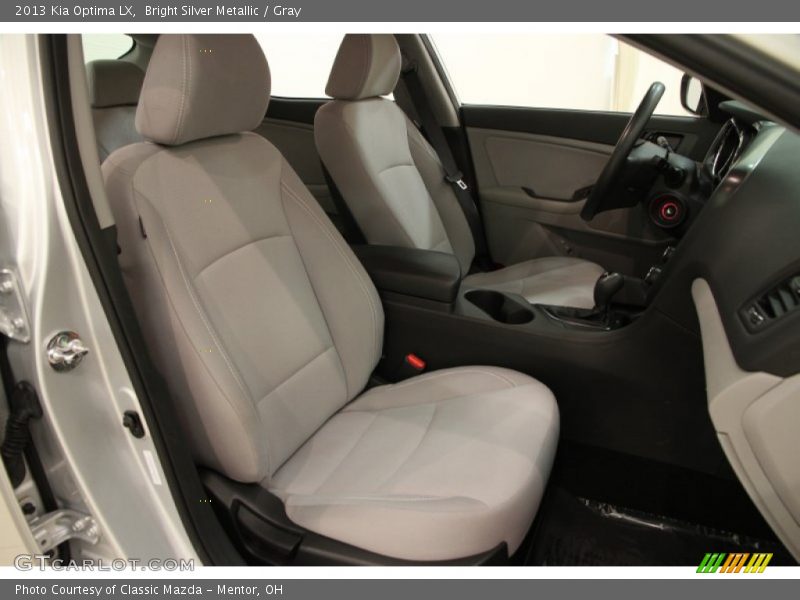 Bright Silver Metallic / Gray 2013 Kia Optima LX