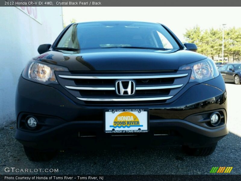 Crystal Black Pearl / Black 2012 Honda CR-V EX 4WD