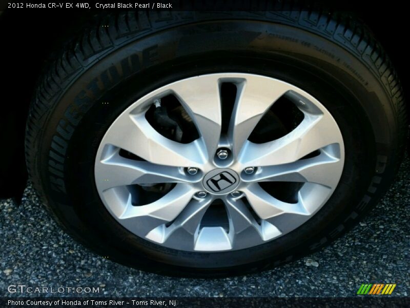 Crystal Black Pearl / Black 2012 Honda CR-V EX 4WD