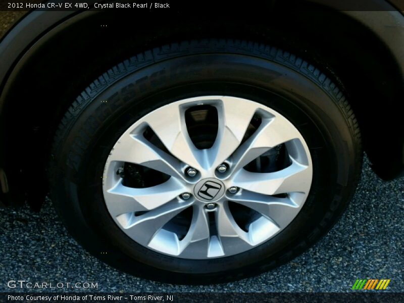 Crystal Black Pearl / Black 2012 Honda CR-V EX 4WD
