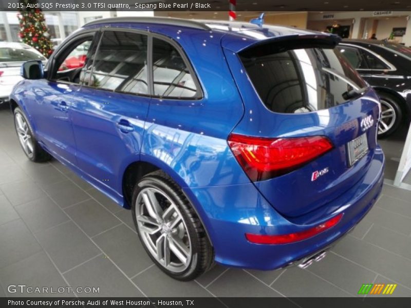 Sepang Blue Pearl / Black 2015 Audi SQ5 Prestige 3.0 TFSI quattro