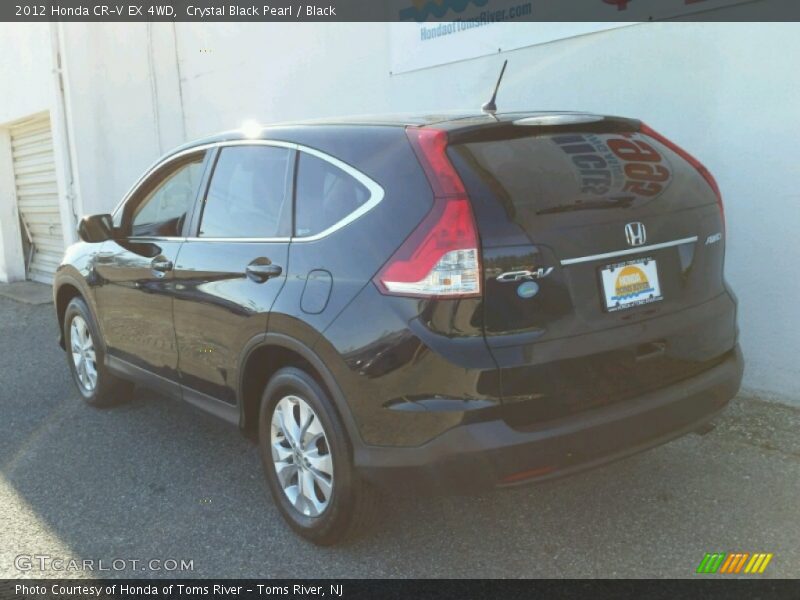Crystal Black Pearl / Black 2012 Honda CR-V EX 4WD