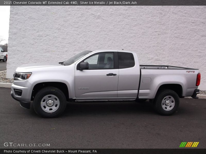  2015 Colorado WT Extended Cab 4WD Silver Ice Metallic