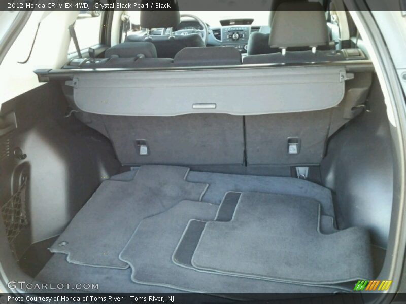 Crystal Black Pearl / Black 2012 Honda CR-V EX 4WD