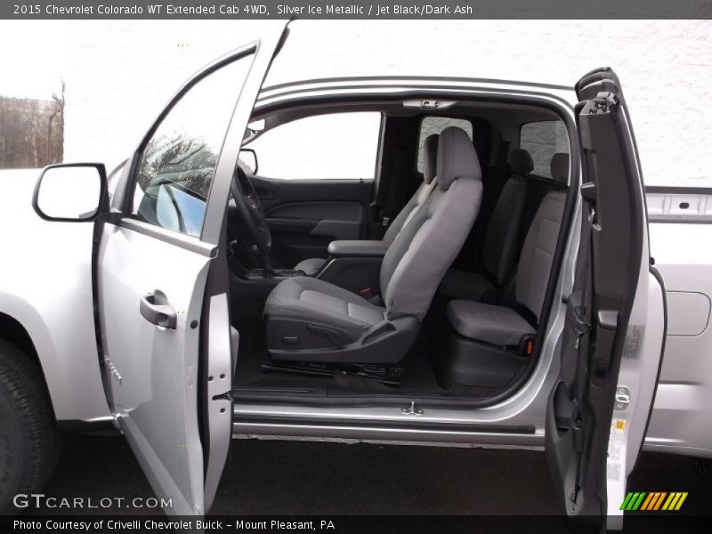 Silver Ice Metallic / Jet Black/Dark Ash 2015 Chevrolet Colorado WT Extended Cab 4WD