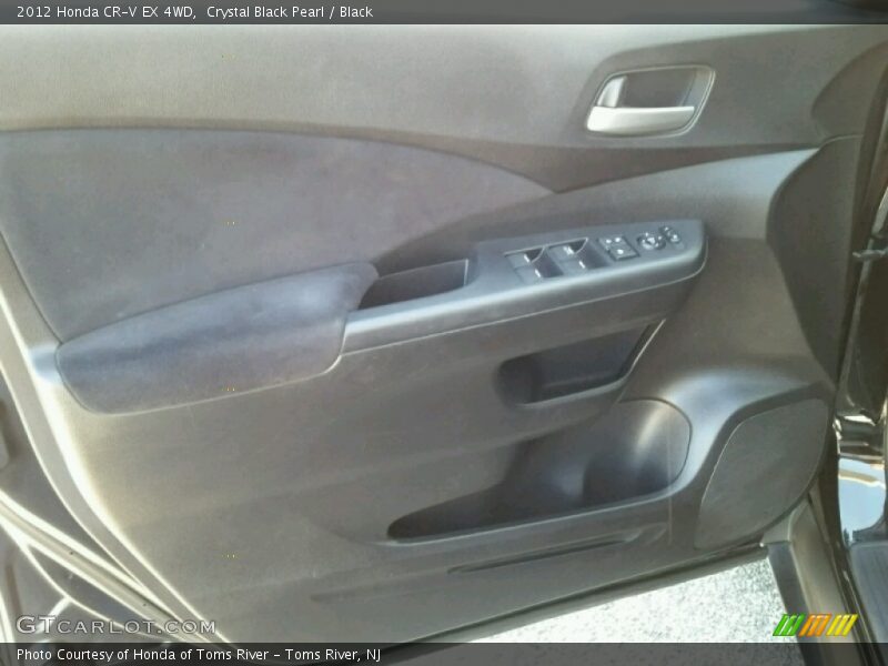 Crystal Black Pearl / Black 2012 Honda CR-V EX 4WD