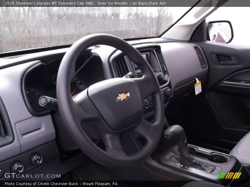 Silver Ice Metallic / Jet Black/Dark Ash 2015 Chevrolet Colorado WT Extended Cab 4WD