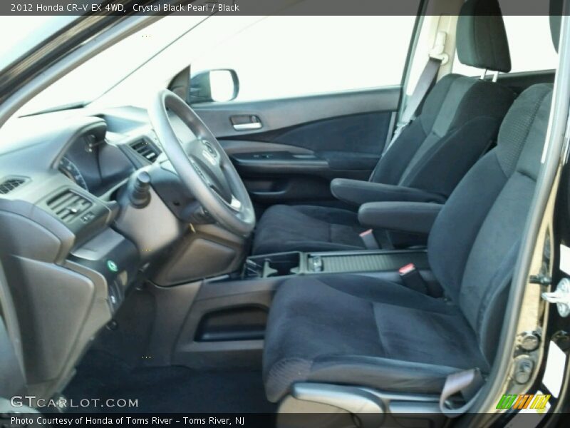 Crystal Black Pearl / Black 2012 Honda CR-V EX 4WD