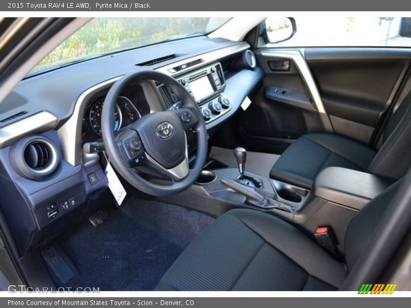 Pyrite Mica / Black 2015 Toyota RAV4 LE AWD