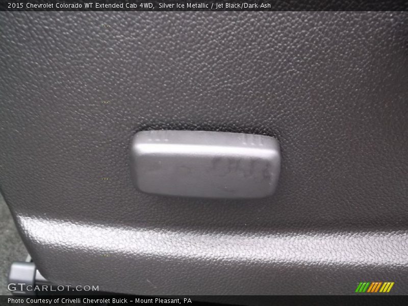 Silver Ice Metallic / Jet Black/Dark Ash 2015 Chevrolet Colorado WT Extended Cab 4WD