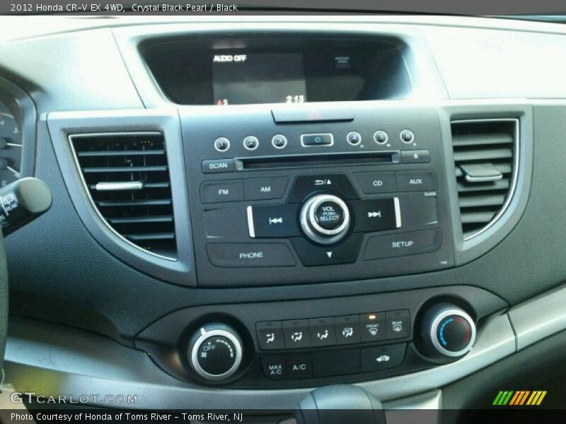 Crystal Black Pearl / Black 2012 Honda CR-V EX 4WD
