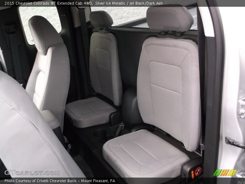 Silver Ice Metallic / Jet Black/Dark Ash 2015 Chevrolet Colorado WT Extended Cab 4WD