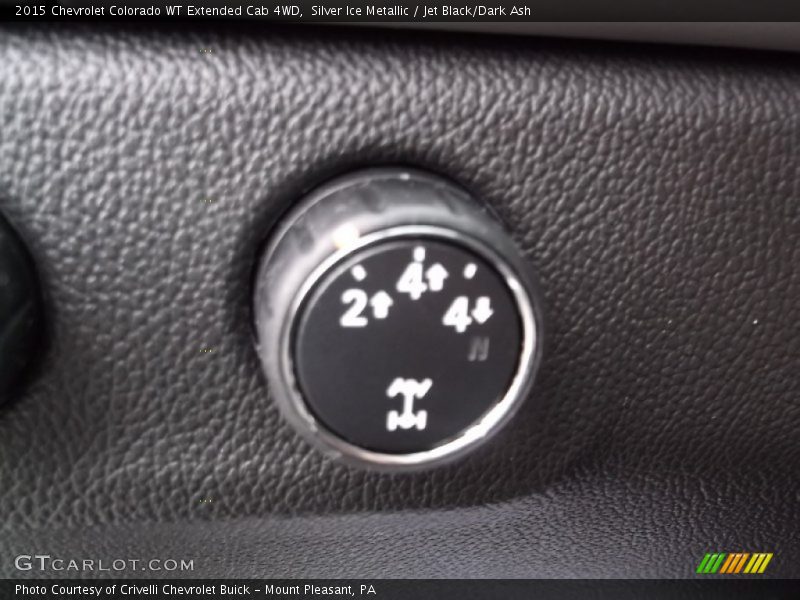 Silver Ice Metallic / Jet Black/Dark Ash 2015 Chevrolet Colorado WT Extended Cab 4WD