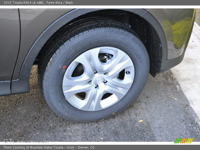 Pyrite Mica / Black 2015 Toyota RAV4 LE AWD