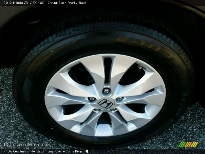 Crystal Black Pearl / Black 2012 Honda CR-V EX 4WD