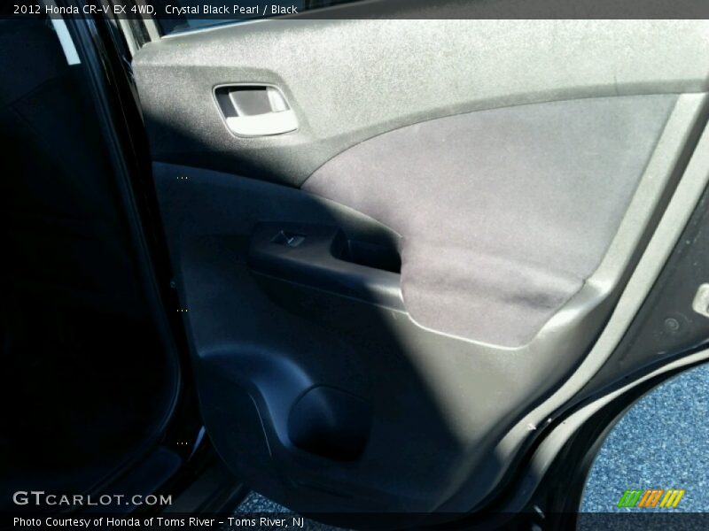 Crystal Black Pearl / Black 2012 Honda CR-V EX 4WD
