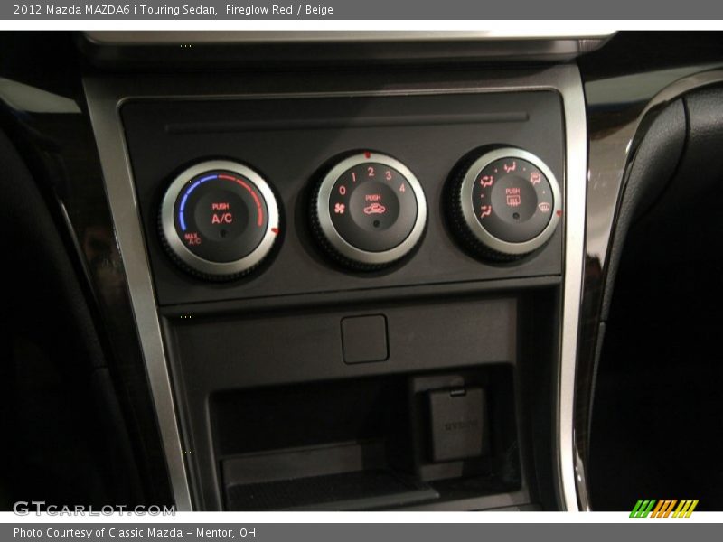 Fireglow Red / Beige 2012 Mazda MAZDA6 i Touring Sedan
