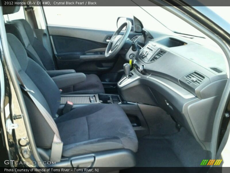 Crystal Black Pearl / Black 2012 Honda CR-V EX 4WD