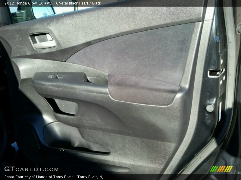 Crystal Black Pearl / Black 2012 Honda CR-V EX 4WD