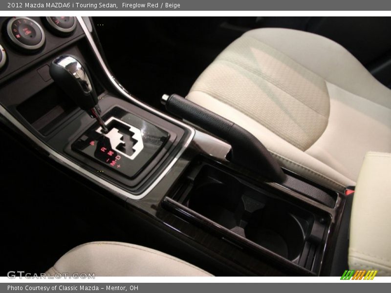 Fireglow Red / Beige 2012 Mazda MAZDA6 i Touring Sedan