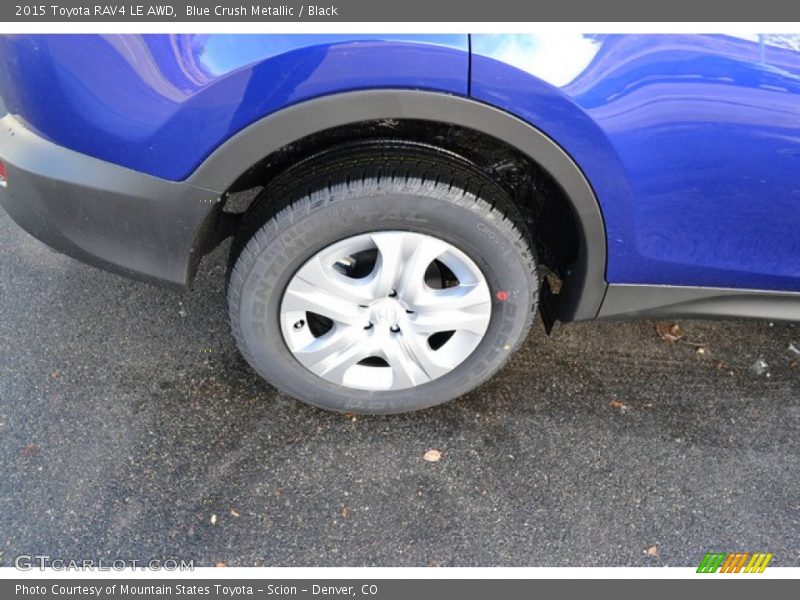 Blue Crush Metallic / Black 2015 Toyota RAV4 LE AWD
