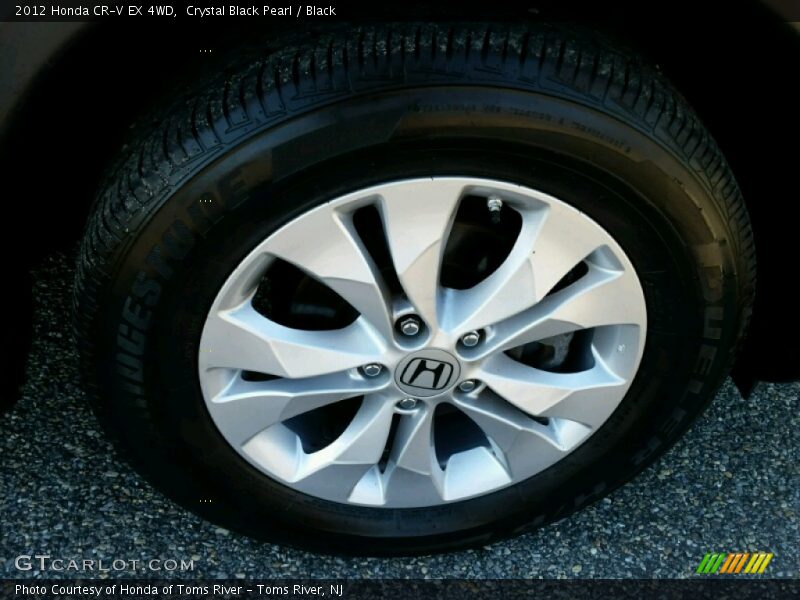 Crystal Black Pearl / Black 2012 Honda CR-V EX 4WD