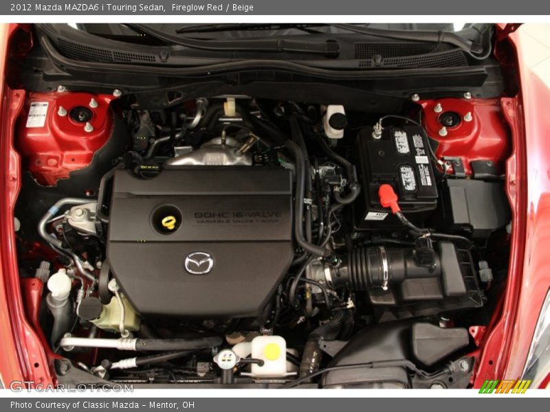 Fireglow Red / Beige 2012 Mazda MAZDA6 i Touring Sedan