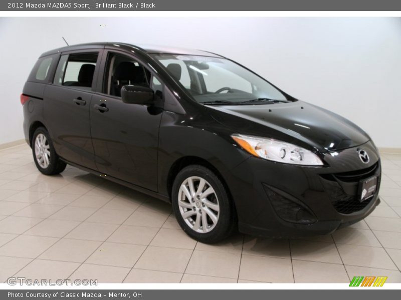 Brilliant Black / Black 2012 Mazda MAZDA5 Sport